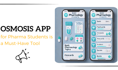 Osmosis app for pharma students with pharmacology tools.